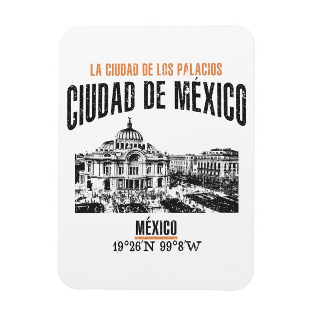 Ciudad de México Magnet (Vertikal)