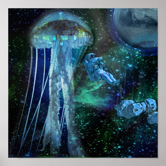 Ciudad Engin Spatial Poster (Framsidan)