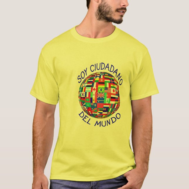 ciudadano del mundo t-shirt (Framsida)