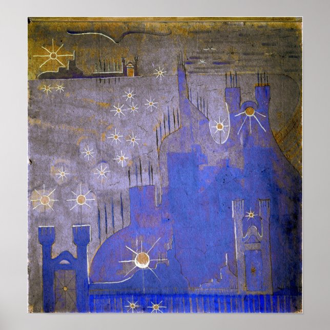 Ciurlionis - Allegro Sonata I Druskininkai 1907 Poster (Framsidan)