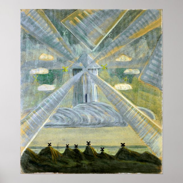 Ciurlionis - Andante Sonata II Druskininkai 1907 Poster (Framsidan)