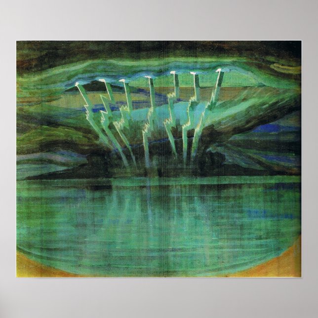 Ciurlionis - Blixt 1909 Poster (Framsidan)