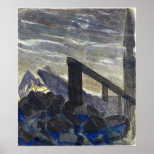 Ciurlionis - Sol går igenom cancer 1906 Poster