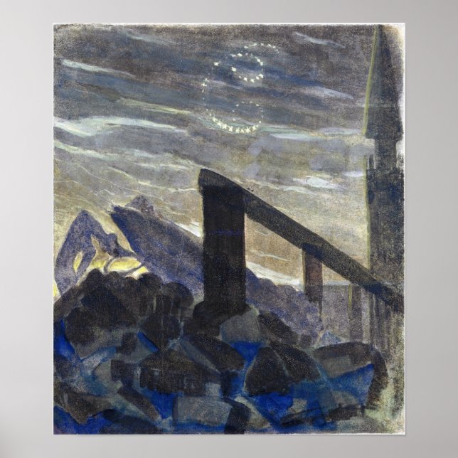 Ciurlionis - Sol går igenom cancer 1906 Poster (Framsidan)