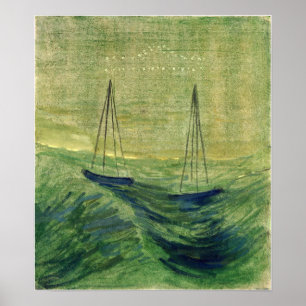 Ciurlionis - Sol passerar Libra 1906 Poster