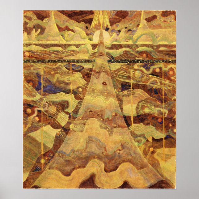 Ciurlionis - Sonat nr 6 Stjärnorna Allegro Poster (Framsidan)