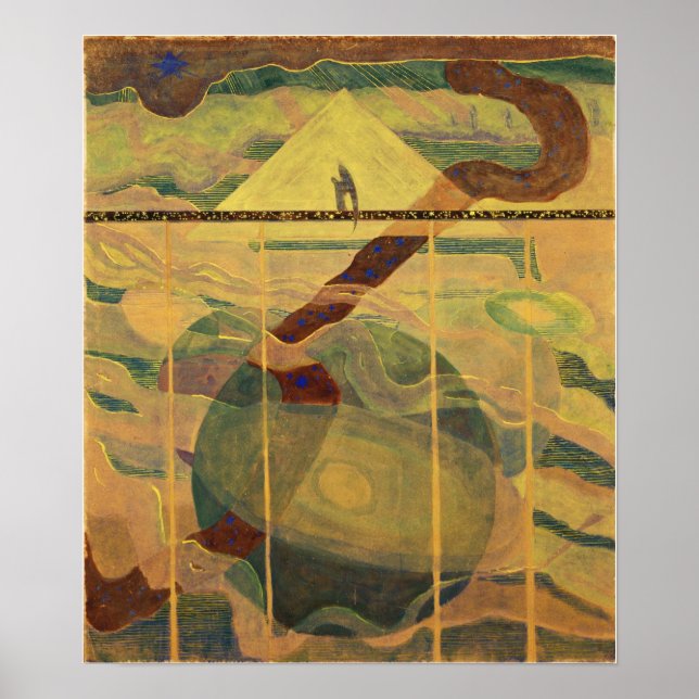 Ciurlionis - Sonata nr 6 Stars Andante Poster (Framsidan)