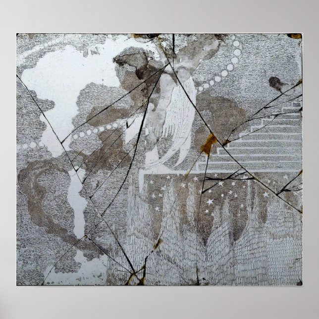 Ciurlionis - The Offering Glass Matrix 1908 Poster (Framsidan)