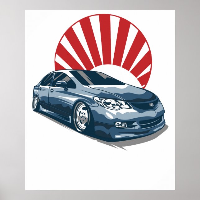 civic bil poster (Framsidan)