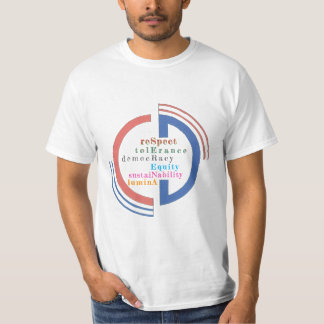 “Civic Words” Typografi T-Shirt