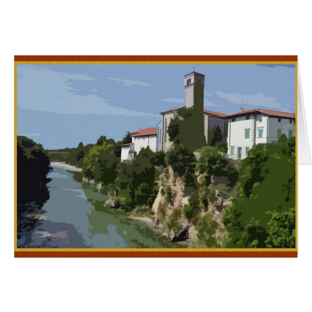Cividale del Friuli, Italien Hälsningskort (Framsidan Horizontal)