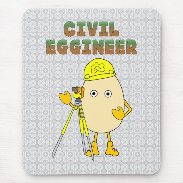 Civil Eggineer Ingenjör Musmatta (Framsidan)