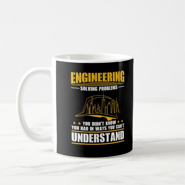 Civil Engineering Byggnad Ingenjör Architect Kaffemugg (Vänster)