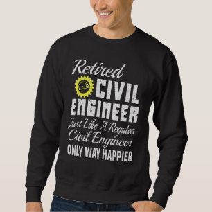 Civil Engineering Civil Ingenjör Retrött Civil Eng Lång Ärmad Tröja