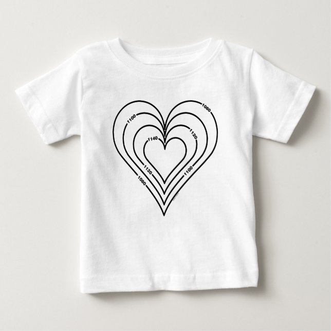 Civil Engineering Heart T Shirt (Framsida)