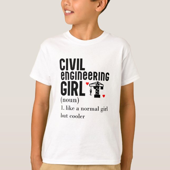 Civil Engineering T Shirt (Framsida)