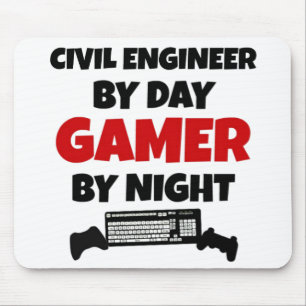 Civil Ingenjör by Day Gamer by night Musmatta