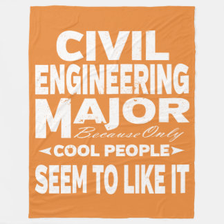 Civil Ingenjör College Major Only Coola People Fleecefilt