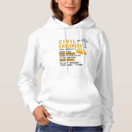 Civil Ingenjör Definition Hoodie T Shirt