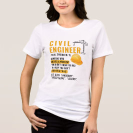 Civil Ingenjör Definition T-Shirt