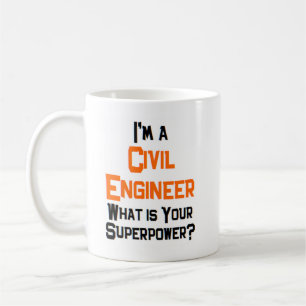 civil ingenjör kaffemugg