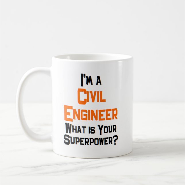 civil ingenjör kaffemugg (Vänster)
