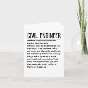 Civil ingenjör kort