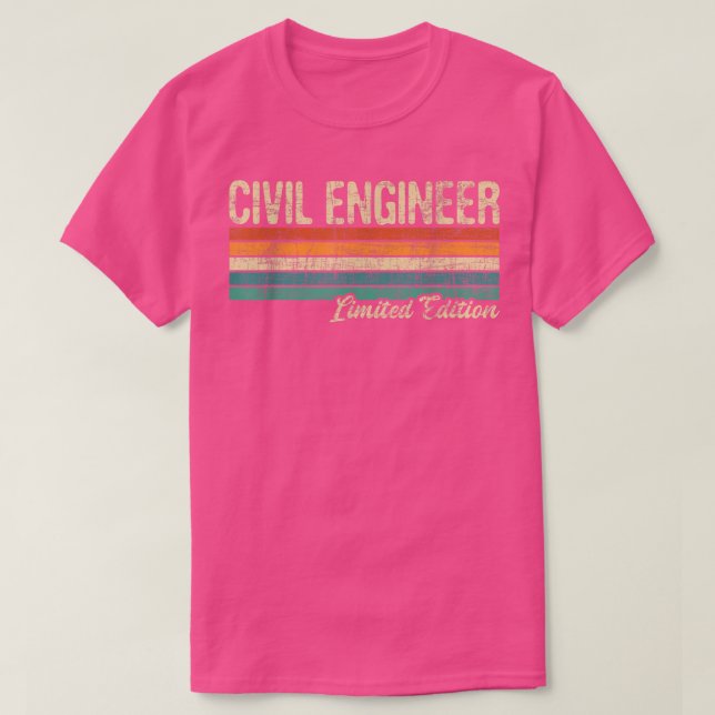Civil Ingenjör Ltd EditionBridge Builder Engineeri T Shirt (Design framsida)