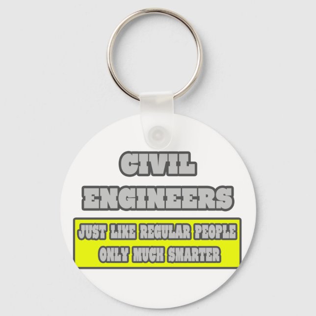 Civil Ingenjör...mycket smartare Nyckelring (Framsida)