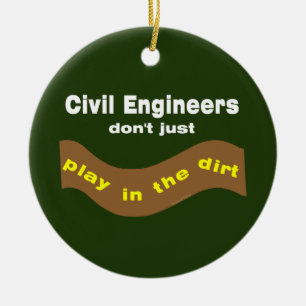 Civil Ingenjör Play Julgransprydnad Keramik