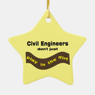 Civil Ingenjör Play Julgransprydnad Keramik