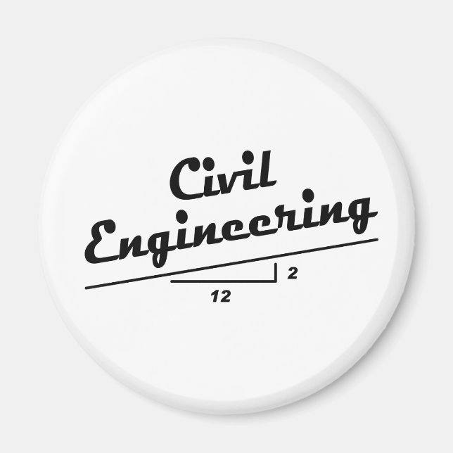 Civil Ingenjör Slope Magnet (Framsidan)