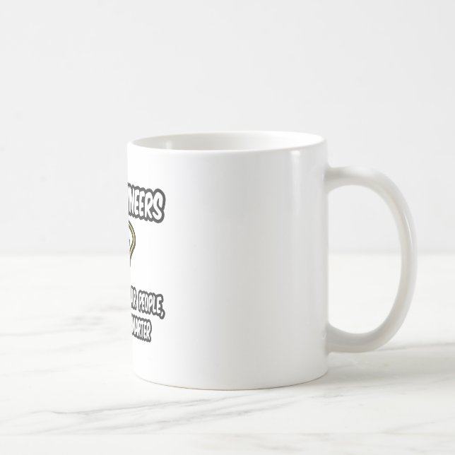 Civil Ingenjör... vanliga människor, bara smartare Kaffemugg (Höger)
