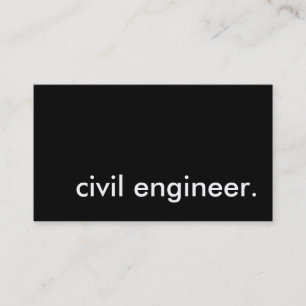 civil ingenjör. visitkort