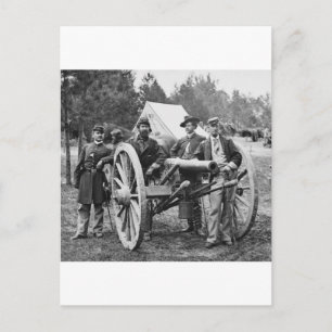 Civil Krig Artillery, 1860-talet Vykort