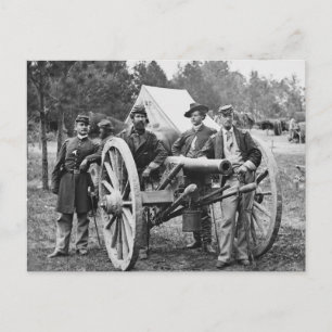 Civil Krig Artillery, 1860-talet Vykort