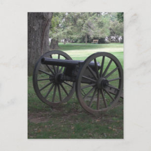 Civil Krig Cannon i Gettysburg Vykort