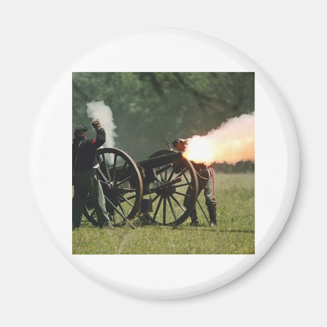 Civil Krig Cannon Magnet (Framsidan)