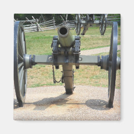 Civil Krig Cannon vid Gettysburg Magnet