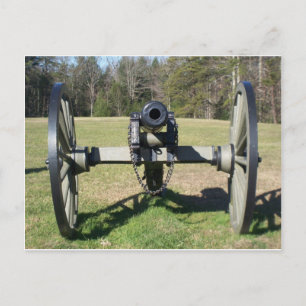 Civil Krig Cannon Vykort