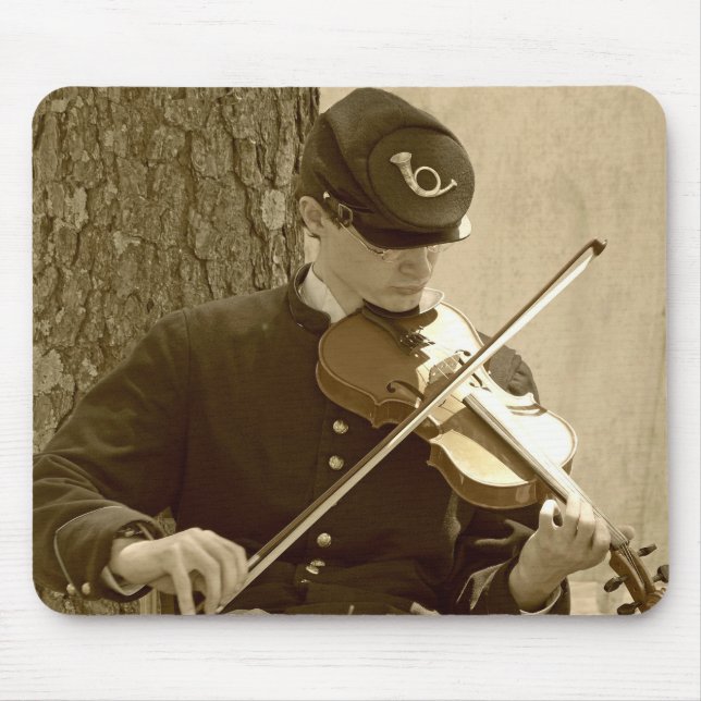 Civil Krig Fiddle Player Musmatta (Framsidan)