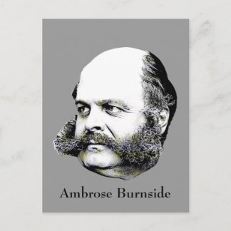 Civil Krig General Ambrose Burnside Vykort