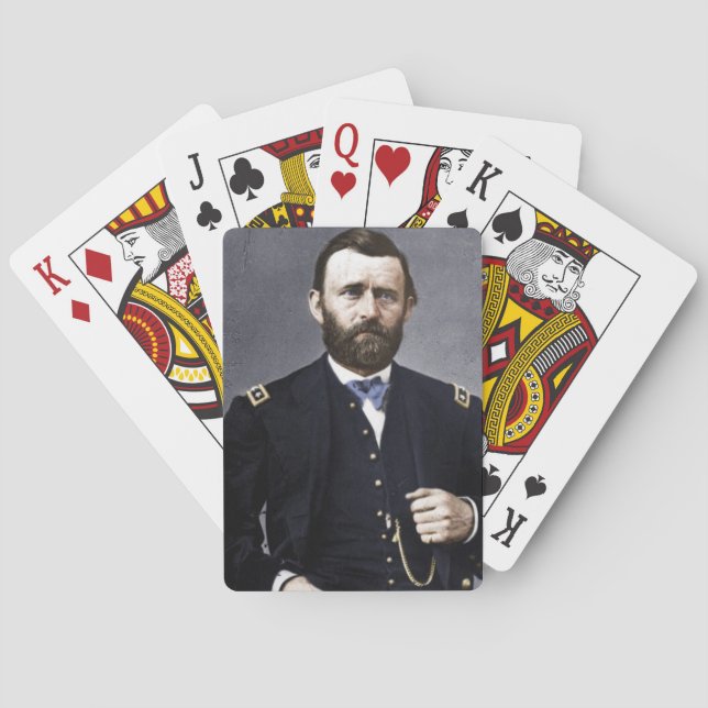 Civil Krig General Grant Casinokort (Baksidan)