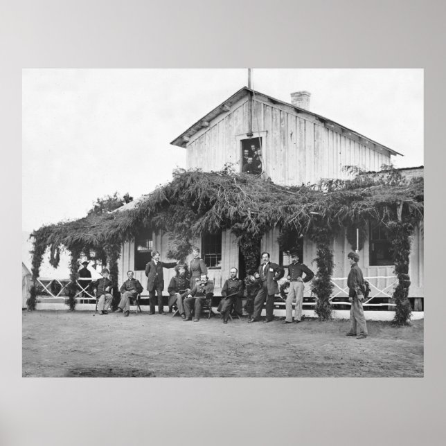 Civil Krig General Hardin, 1865 Poster (Framsidan)