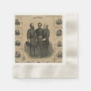 Civil Krig Heroes 🛡️ Firande Pappersservett