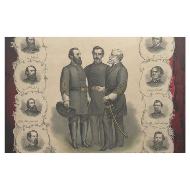 Civil Krig 🎖️ ⚔️ Heroes Southern Generals Tyg (Yard)