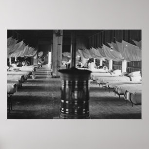 Civil Krig Hospital, 1864 Poster