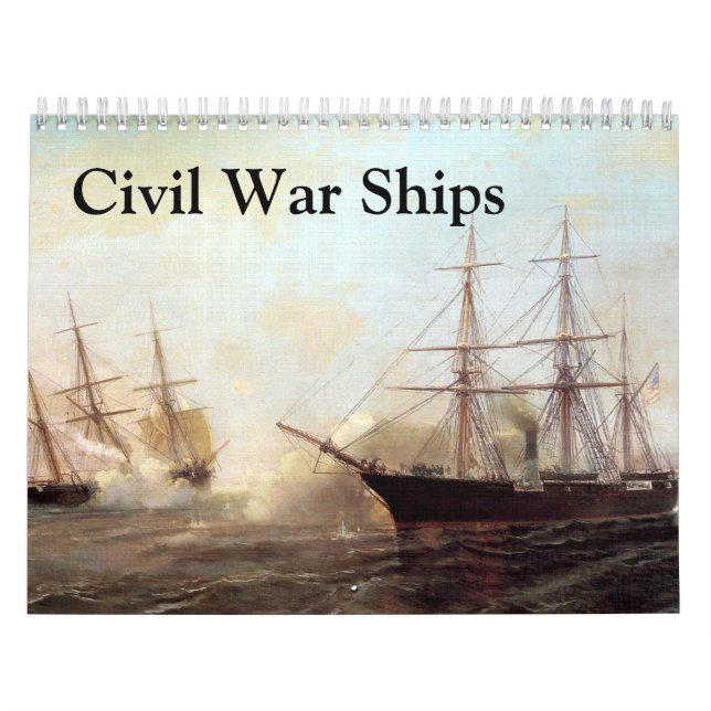 Civil Krig Naval Calendar Kalender (Omslag)