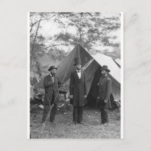 Civil Krig Photo Circa 1862 Vykort