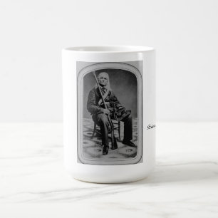 Civil Krig Private Edmund Ruffin Porträtt Kaffemugg